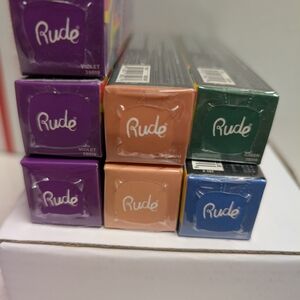 RUDE Eyeshadow Collection - Violet, Peach, Forest, Sapphire